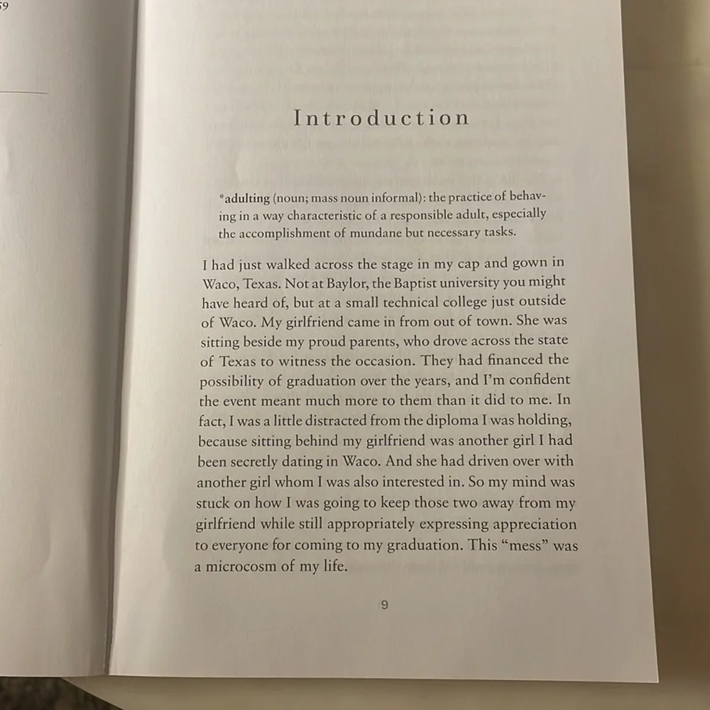 “Welcome to Adulting” book by JP Pokluda